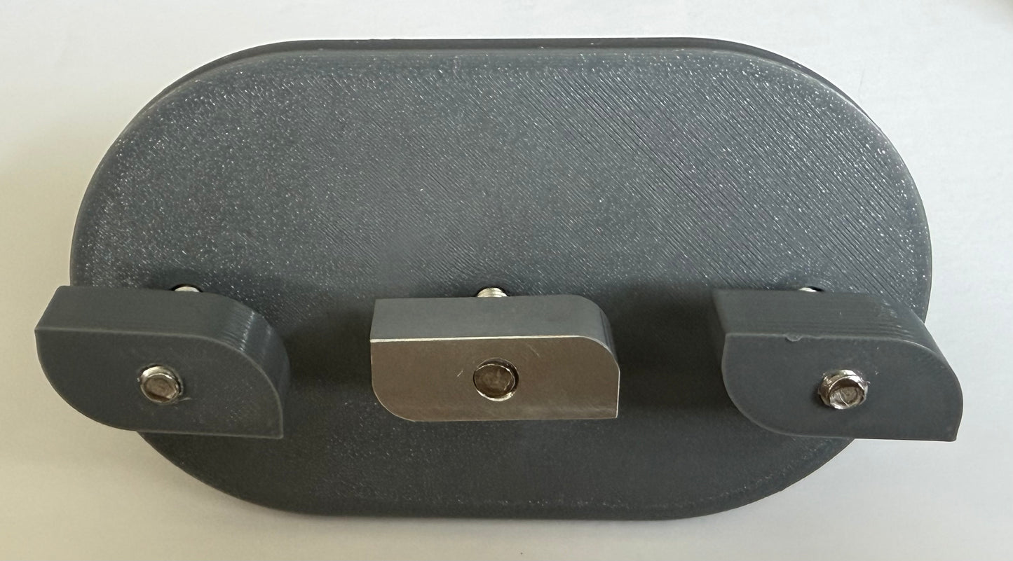 Track Mount Dock Buddie uses a clever cam system to easily lock into most docks that use tracks.